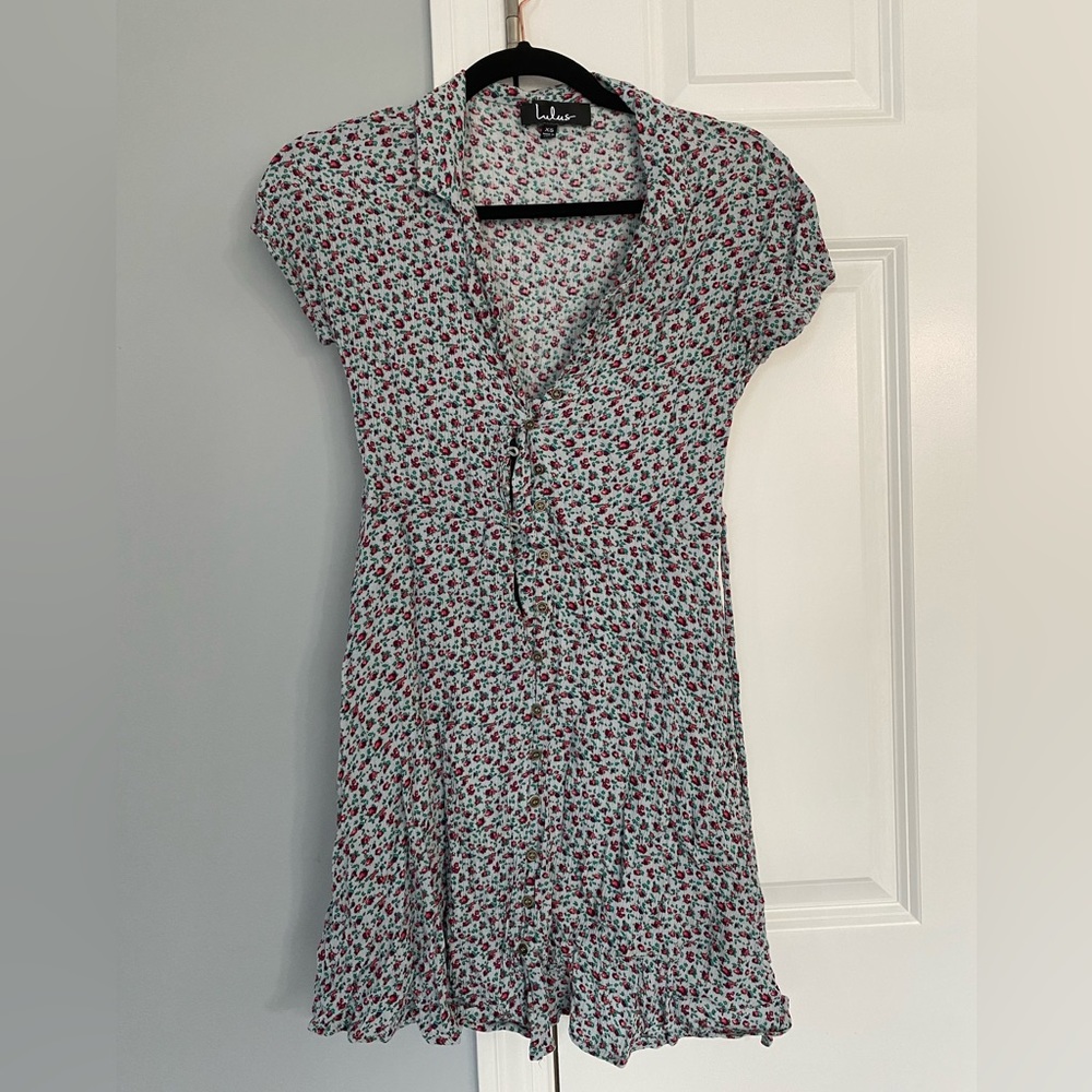 Lulus Floral Skater Dress